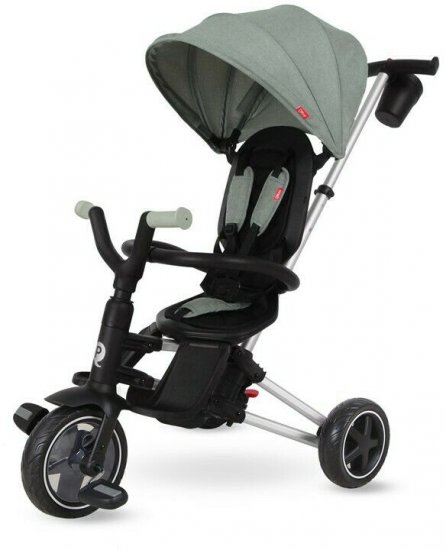 תלת אופן מתקפל Qplay NOVA Eva - ירוק בהיר