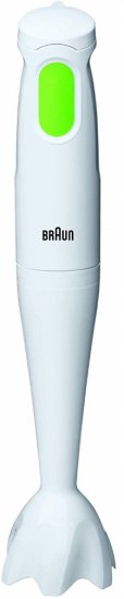 בלנדר מוט בראון Braun MultiQuick 1 MQ100 Dip 450W - צבע לבן/ירוק