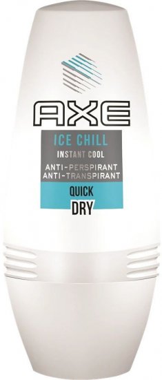 דאודורנט רול-און מתייבש מהר Axe Ice Chill - נפח 50 מ''ל