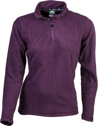 חולצת מיקרופליז GoNature Half Zipper - מידה 44 צבע סגול