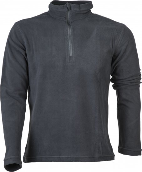 חולצת מיקרופליז GoNature Half Zipper – מידה XL צבע אפור