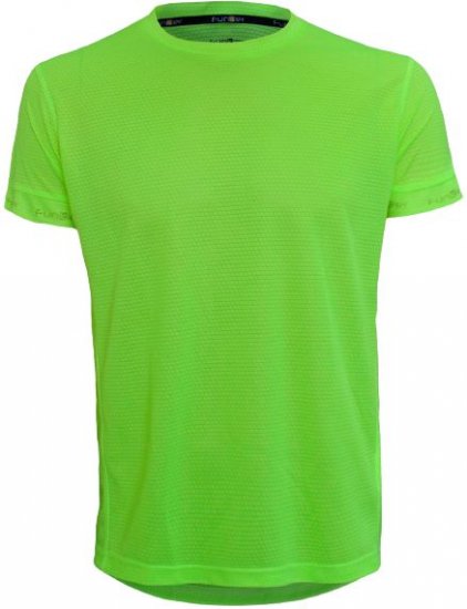 חולצת ריצה קצרה לגברים Funkier RNJ655 - מידה L צבע ירוק