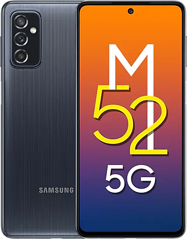 טלפון סלולרי Samsung Galaxy M52 5G 128GB SM-M526BR/DS - צבע Blazing Black - שנה אחריות יבואן רשמי סאני