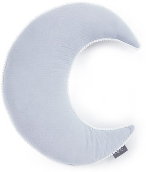 כרית ירח לתינוק 100% כותנה טטרה Nino - צבע כחול בהיר