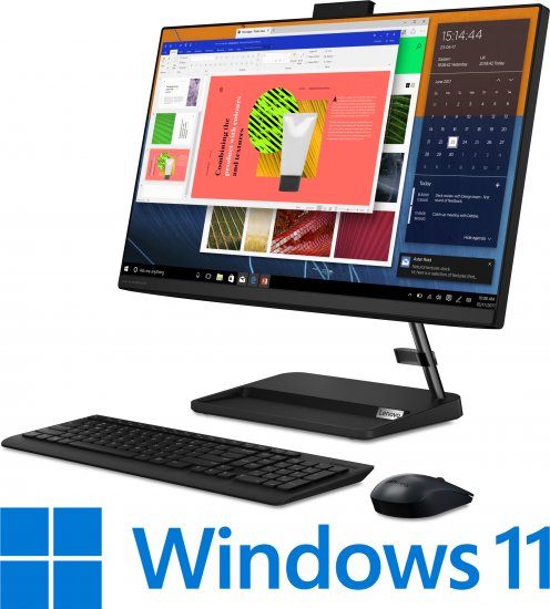 מחשב All-in-One ללא מסך מגע Lenovo IdeaCentre 3-24ITL F0G000JAIV - צבע שחור