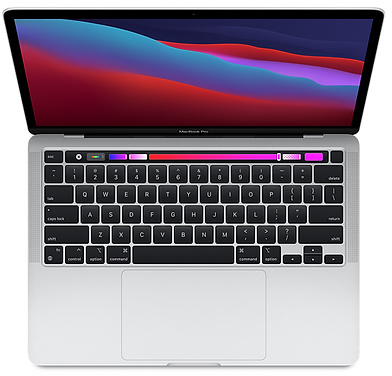 מחשב Apple MacBook Pro 13 M1 Chip 8-Core CPU 8-Core GPU 256GB Storage - צבע Silver - דגם MYDA2HB/A
