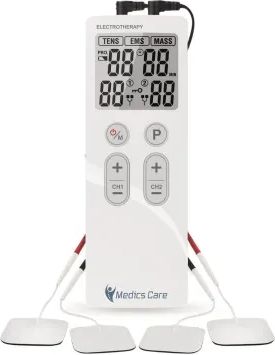 מכשיר טנס דיגיטלי 4 אלקטרודות בעל 22 תוכניות Medics Care R-C3 SERIES 3000 + EMS