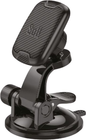 מעמד אוניברסלי מגנטי לדשבורד ברכב Sol! - צבע שחור