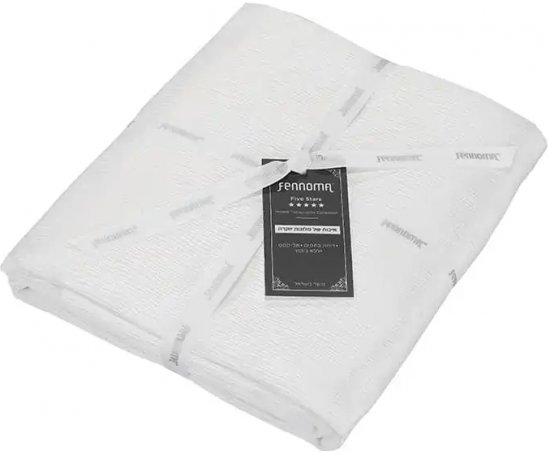 מפת שולחן בגודל 260X160 ס''מ Fennoma Madrid - צבע לבן