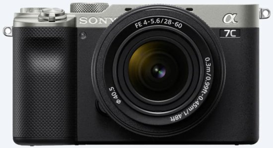 מצלמה דיגיטלית ללא מראה Sony Alpha 7C Full Frame Mirrorless + עדשת FE 28-60mm F4-5.6 - צבע כסוף / שחור