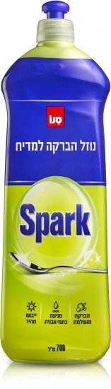 נוזל הברקה למדיח Sano Spark - נפח 700 מ''ל