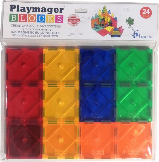 סט 24 ריבועים Playmager