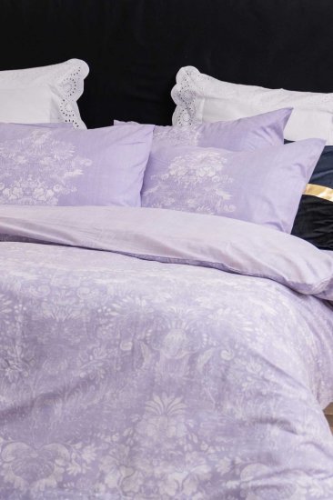 סט מצעי כותנה למיטה זוגית 160xX200 ס''מ Vardinon Beauty