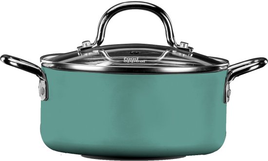 סיר מיני 16 ס''מ 1.4 ליטר Food Appeal Everyday Plus Mini Vintage - צבע טורקיז