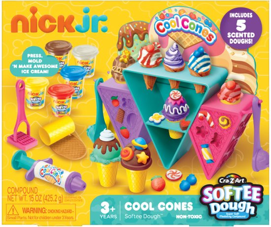 ערכת בצק ניק ג'וניור מבית CrazArt - גלידות מגניבות