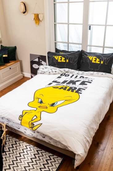 ציפת Tweety לשמיכה זוגית - 200X220 ס''מ ג'רסי מבית Vardinon