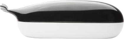 קופסת אחסון לוויתן מבית Qualy - צבעים שחור ולבן