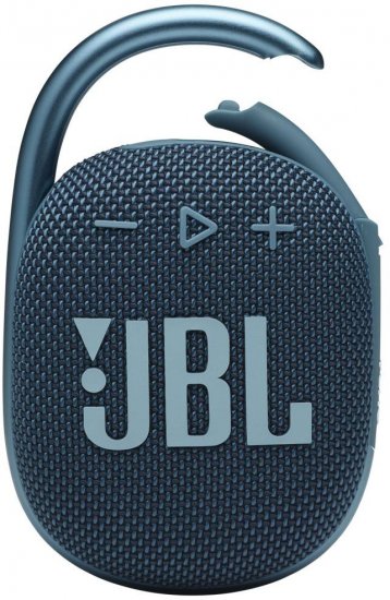 רמקול Bluetooth נייד עמיד למים ואבק JBL Clip 4 - צבע כחול