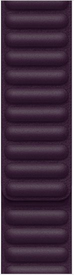 רצועת Leather Link לשעון Apple Watch 45mm צבע Dark Cherry - מידה Small / Medium