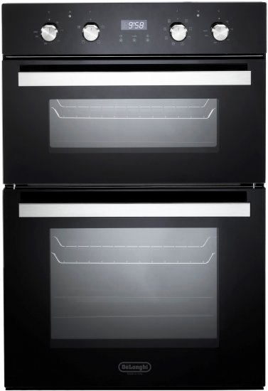 תנור בנוי דו תאי 98 ליטר 8 תוכניות Delonghi NDB-6870N - צבע שחור - שנה אחריות יבואן רשמי על ידי ניופאן