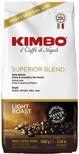 תערובת פולי קפה 1 ק"ג Kimbo Espresso Superior