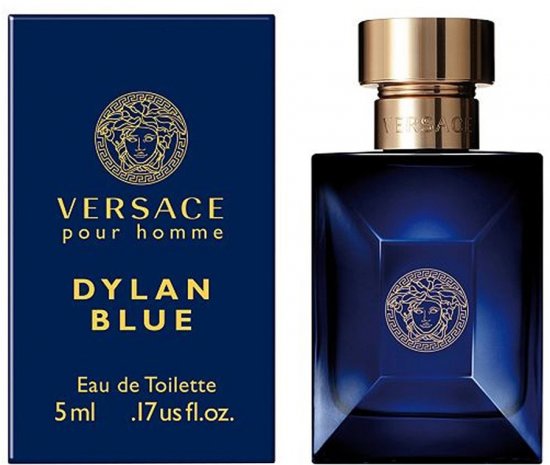 בושם מיניאטורי לגבר 5 מ''ל Versace Dylan Blue או דה טואלט E.D.T
