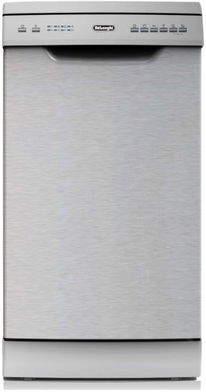 מדיח כלים צר עומד Delonghi WMD-18S - צבע נירוסטה - אחריות יבואן רשמי ניופאן