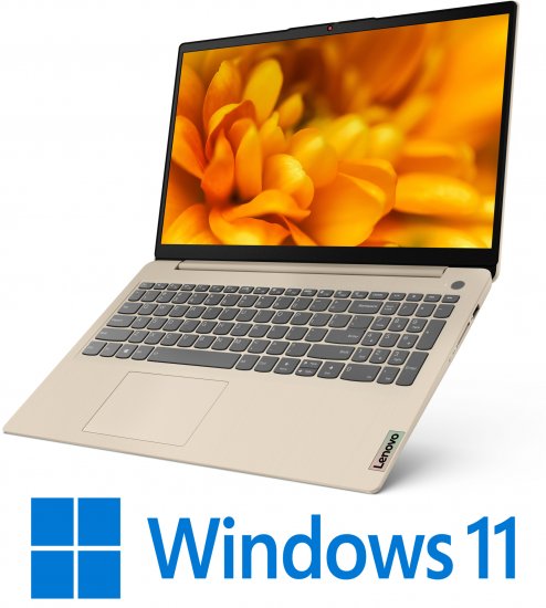 מחשב נייד Lenovo IdeaPad 3-15ITL 82H8023KIV - צבע Sand
