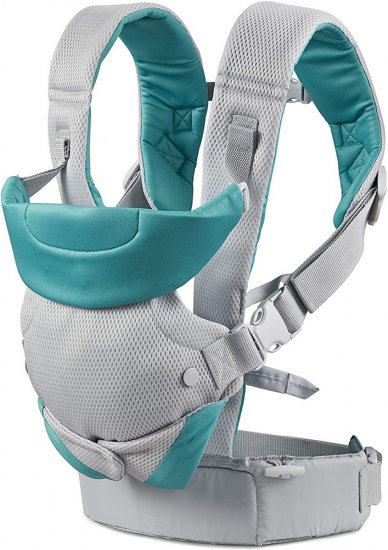 מנשא לתינוק 4 ב-1 Infantino Flip Light And Air - צבע אפור/טורקיז