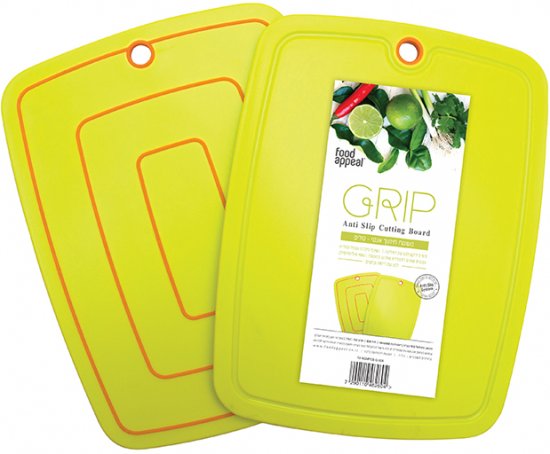 משטח חיתוך 38x29 ס''מFood Appeal Grip - ירוק ליים