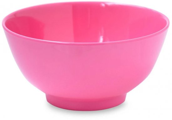 קערת ילדים ללא SuperSoSo BPA - ורוד