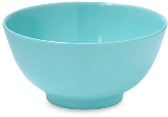 קערת ילדים ללא SuperSoSo BPA - טורקיז בהיר