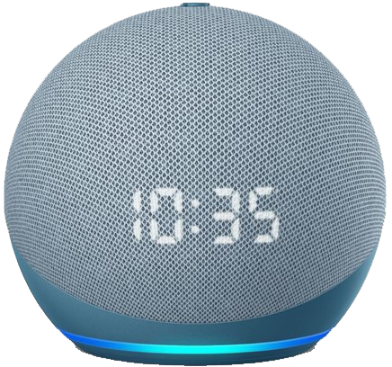 לקנות רמקול חכם Echo Dot (דור 4) Amazon - צבע כחול - Giftim אונליין