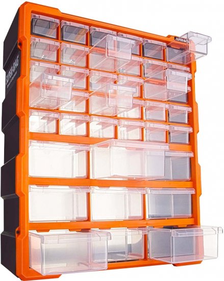 אירגונית ברגים 39 מגירות Monoblock מבית Super-Bag