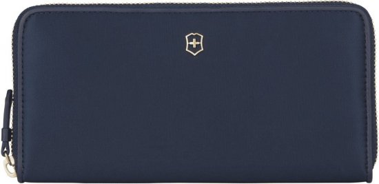 ארנק עור Victorinox Victoria 2.0 Continental - צבע כחול כהה