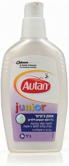 ג`ל דוחה יתושים לילדים בנפח 100 מ''ל Autan