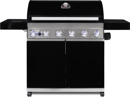 גריל גז 6 מבערים משולב עם פחמים + כירת צד Grillstream GS - Classic 6B 82