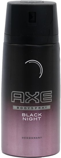 דאודורנט ספריי לגבר Axe Black Night - נפח 150 מ''ל