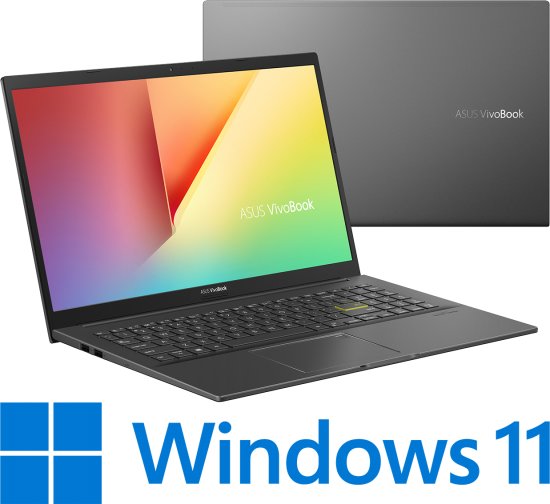 מחשב נייד Asus VivoBook 15 K513EA-L11072W - צבע שחור