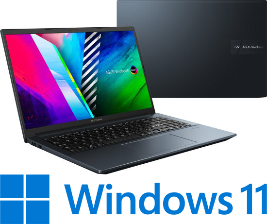מחשב נייד Asus Vivobook Pro 15 M3500QC-L1337W - צבע Quiet Blue