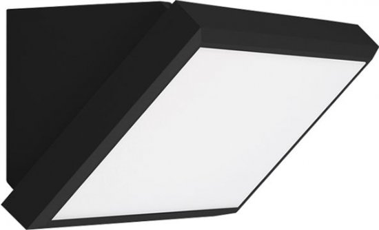 מנורת קיר לד משולשת Eurolux 15W - צבע שחור - גוון אור CCT מתחלף  3000K-4000K-5000K