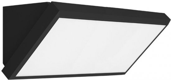 מנורת קיר לד משולשת Eurolux 60W – צבע שחור – גוון אור CCT מתחלף  3000K-4000K-5000K