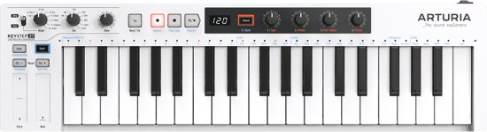 מקלדת שליטה מקצועית Arturia KeyStep 37 - לבן
