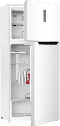 מקרר 2 דלתות מקפיא עליון 520 ליטר Amcor AM571W - צבע לבן