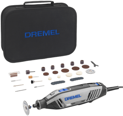 משחזת ציר חשמלית + 35 אביזרים במזוודת נשיאה Dremel 4250 F0134250JA