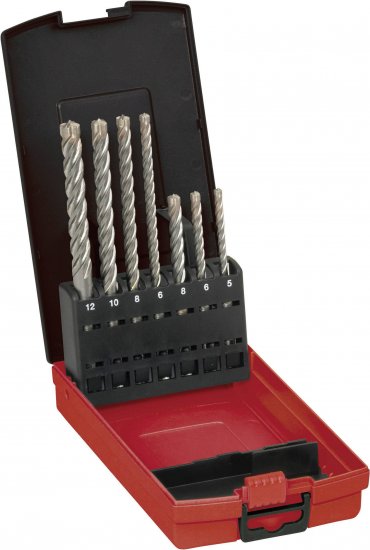 סט 7 מקדחי צלב לפטישון Milwaukee SDS-Plus