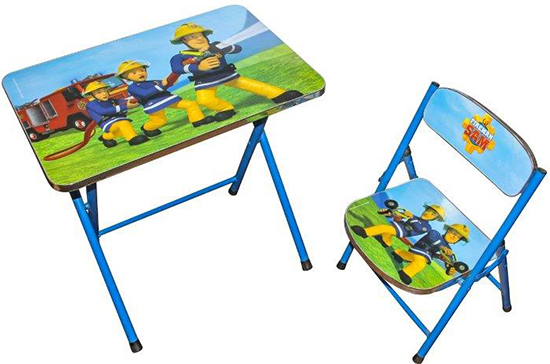 סט שולחן וכסא מתקפלים סמי הכבאי מבית Anonima