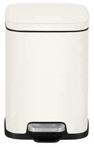 פח דוושה 4 ליטר Eko Stella - צבע לבן