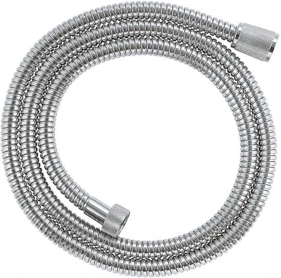 צינור מקלחת 1.5 מטרים GROHE דגם Vitalio Flex Metal 1500 - צבע כרום
