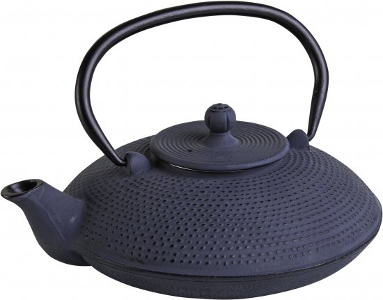 קומקום תה מיציקת ברזל 0.8 ליטר Arcosteel צבע אפור כהה